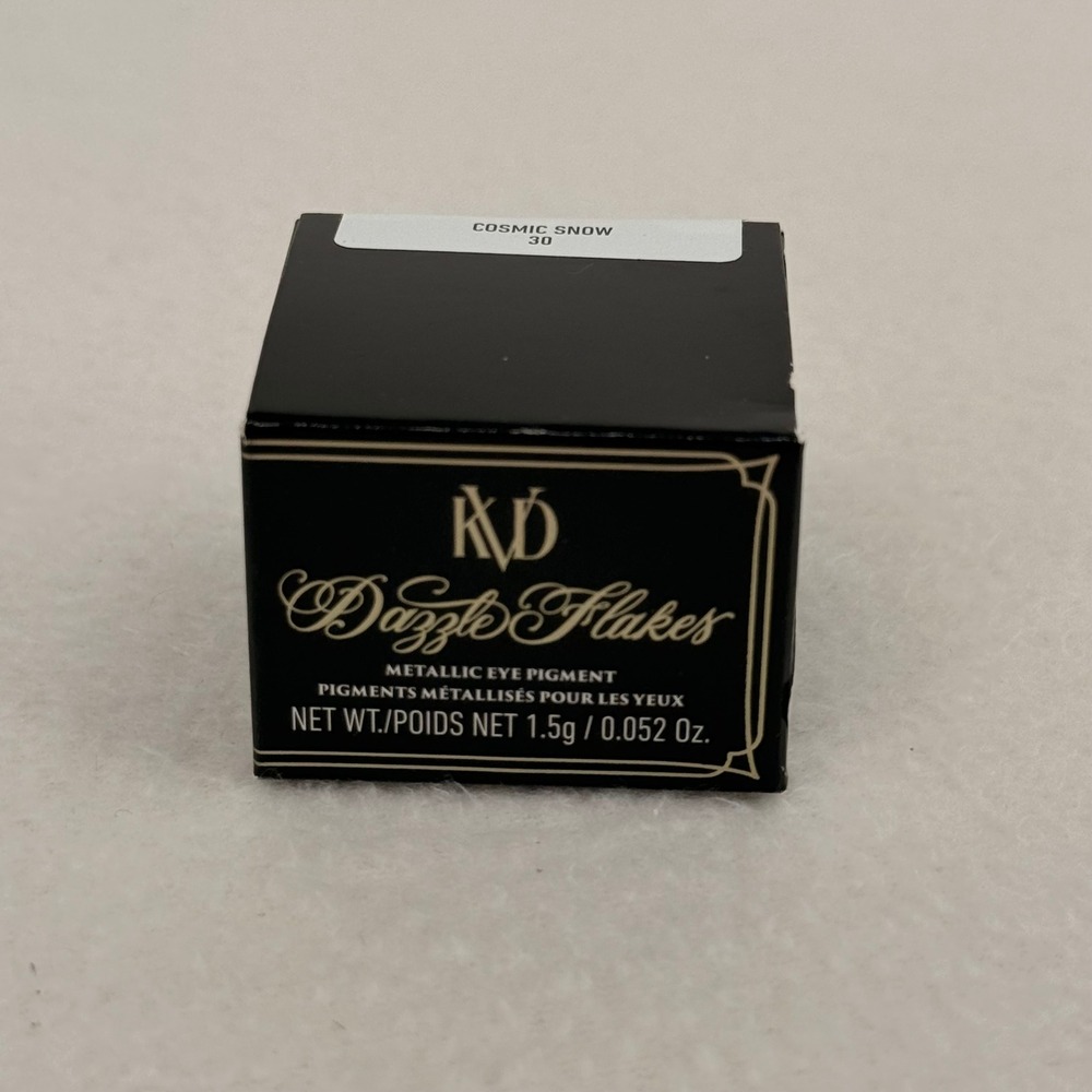 KVD Dazzle Flakes Metallic Eye Pigment Cosmic Snow 30 1.5g 0.052 oz NEW